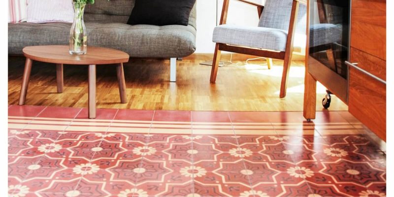 Die rote Wohnung in der Villa Wunderlich