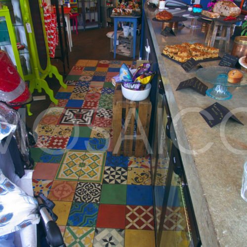 Buntes Bodenfliesen-Patchwork | Mosaico Zementfliesen Patchwork Trend Farbvielfalt