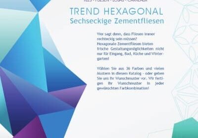 Mosaico Zementfliesen Hexagonal Katalog