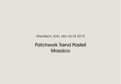 Mosaico Zementfliesen Patchwork Trend Pastel